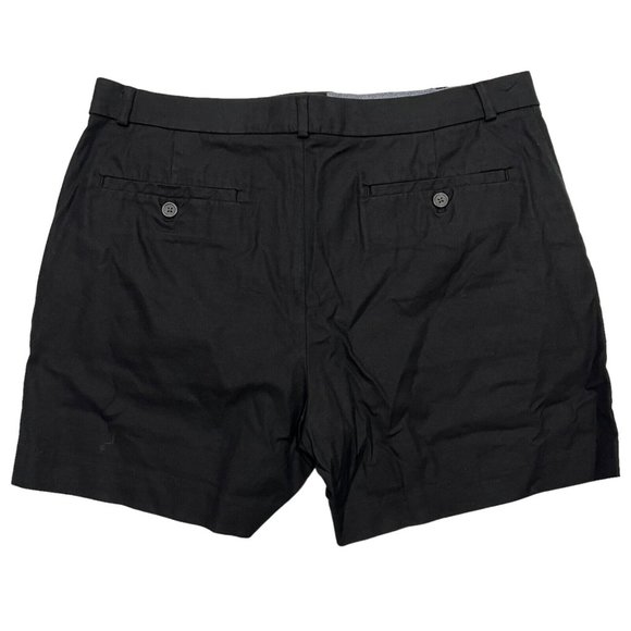 NWT BANANA REPUBLIC 5" Chino Short Sz 14 Black Stretch #491836 - Picture 2 of 5